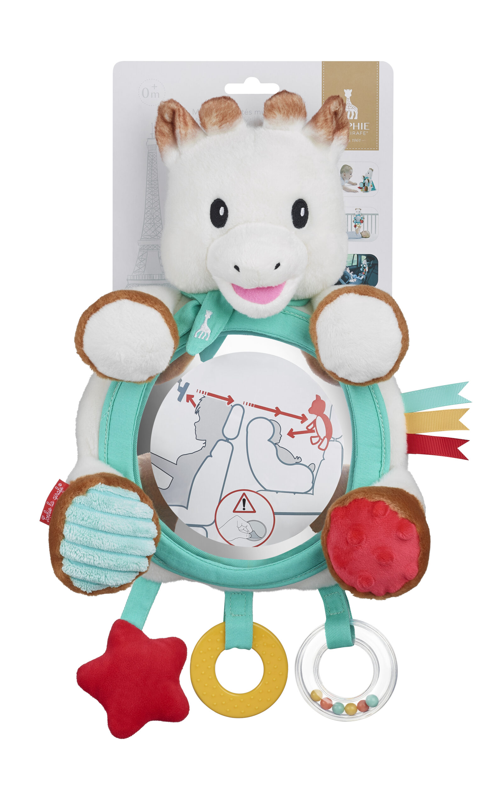 010340 – Multi-supports activities mirror Sophie la girafe – packaging