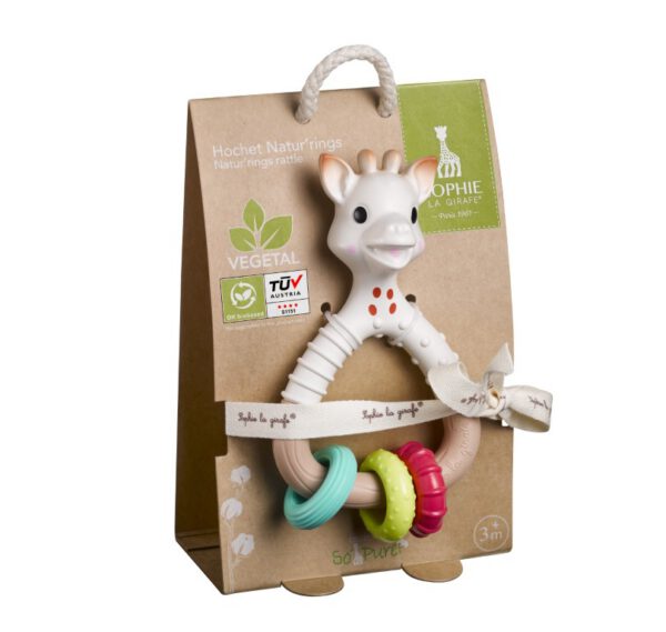 Sophie La Girafe – So’Pure Natur’Rings Rattle