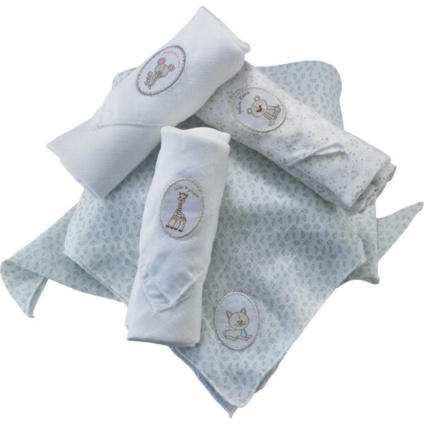 Set Of 4 Muslin Cloths